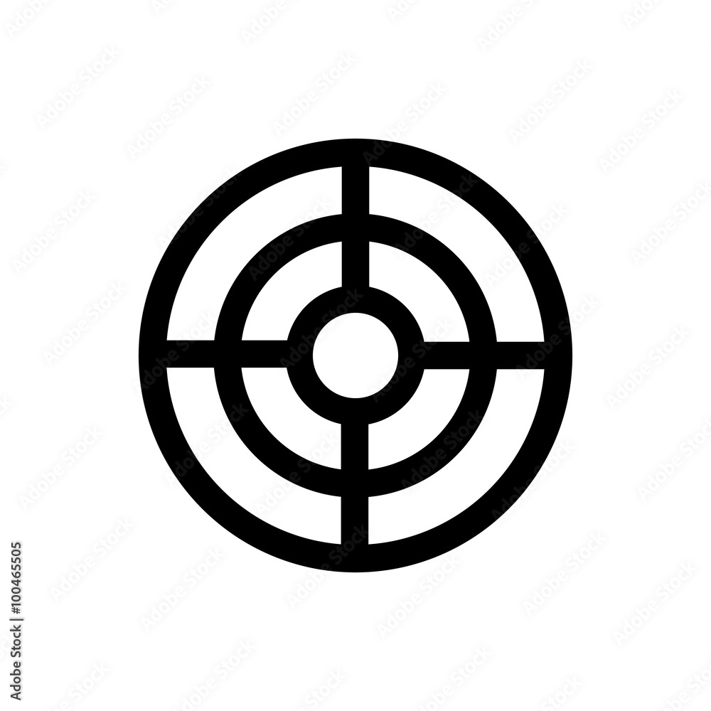 Target keywords line icon. Target keywords line icon.