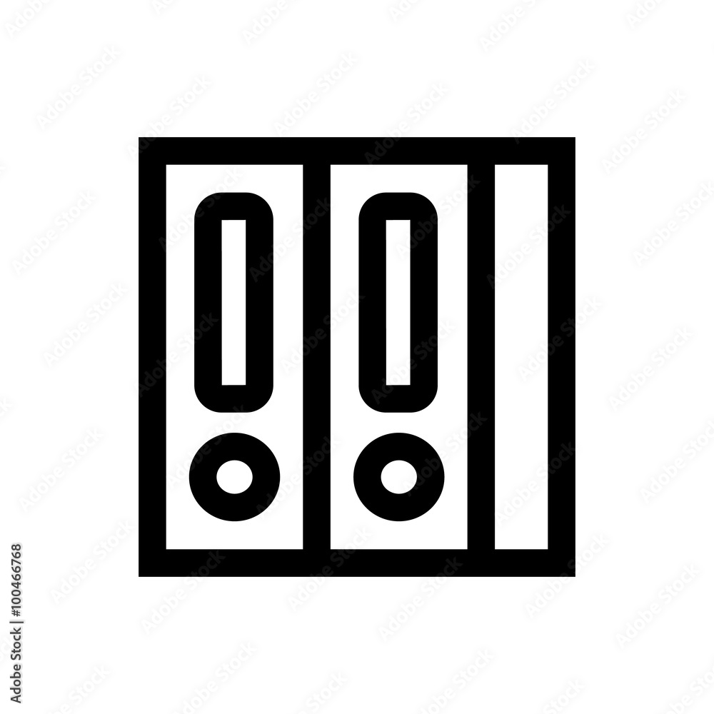 File holder line icon File holder line icon