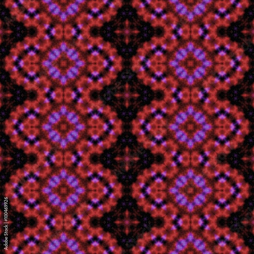 Seamless texture of abstract fabric. Kaleidoscopic wallpaper tiles  