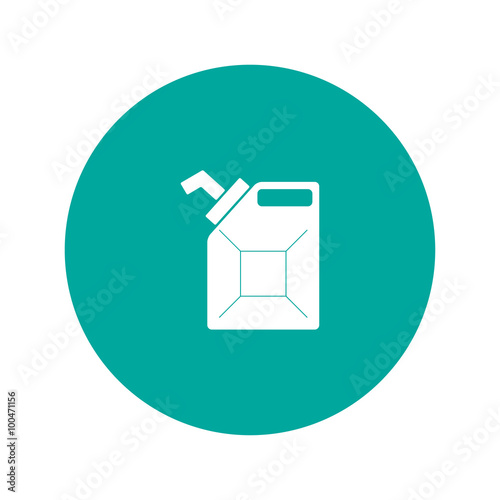 Jerrycan oil vector icon
