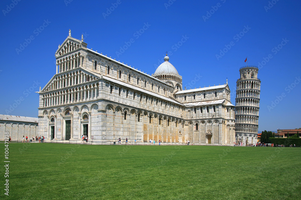 Toscana,Pisa,la cattedrale e la Torre Pendente.