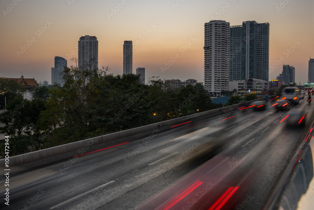 Traffic in Bangkok