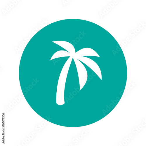 palm icon. Vector  Eps 10