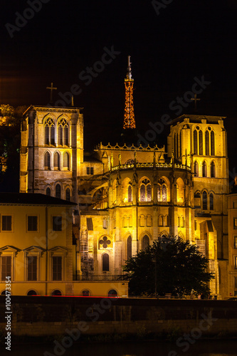 Cathedral in Lyon, France