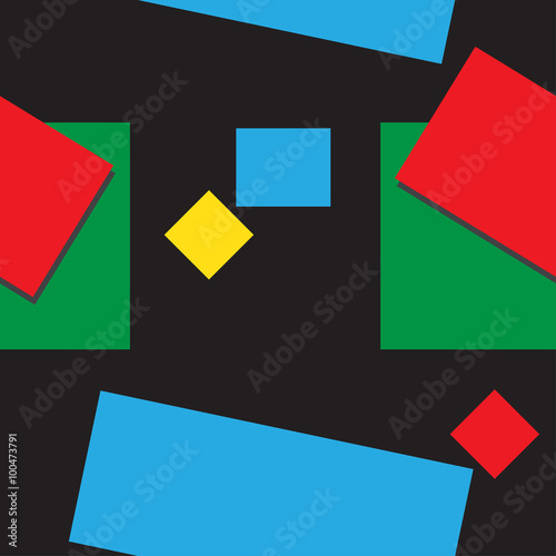 Free Download abstract illustration - colored geometric shapes - GFXLoad