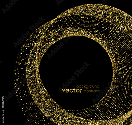  Gold glitter background. 