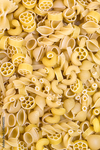 raw pasta background close up product raw