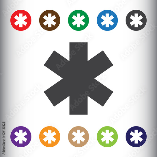 Medical symbol of the Emerg...