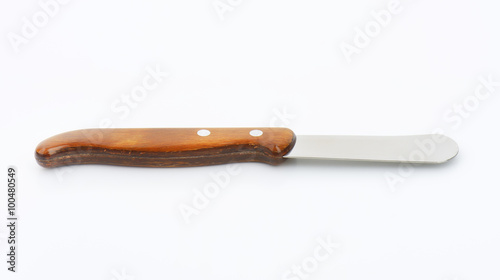 Wooden-handled butter knife