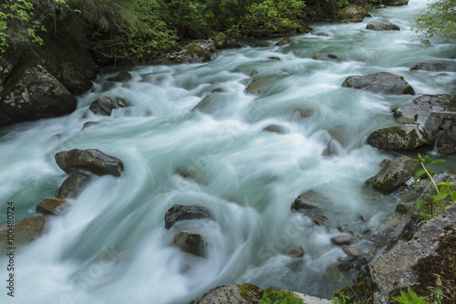 Mountain river photo