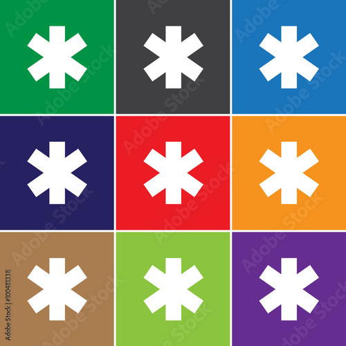 Medical symbol of the Emerg...