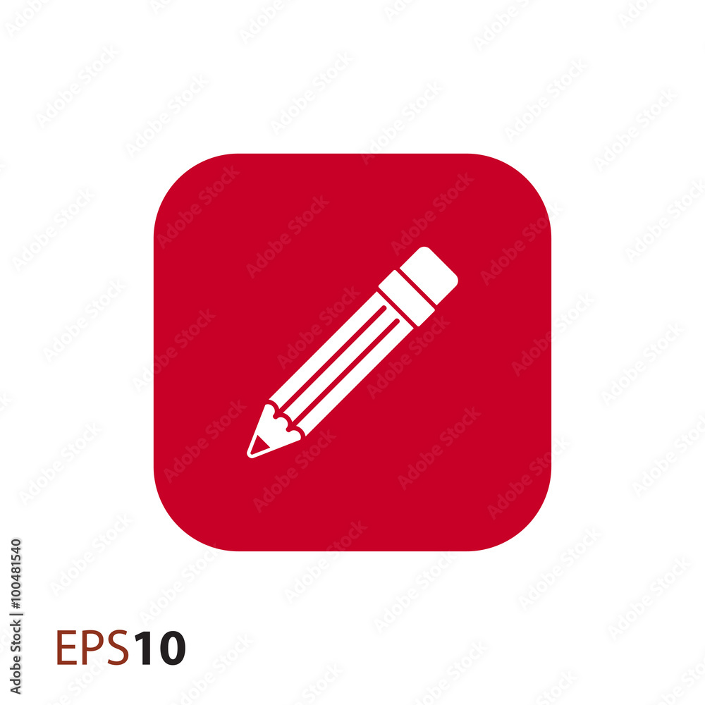 Pencil vector icon for web and mobile Pencil vector icon for web and mobile