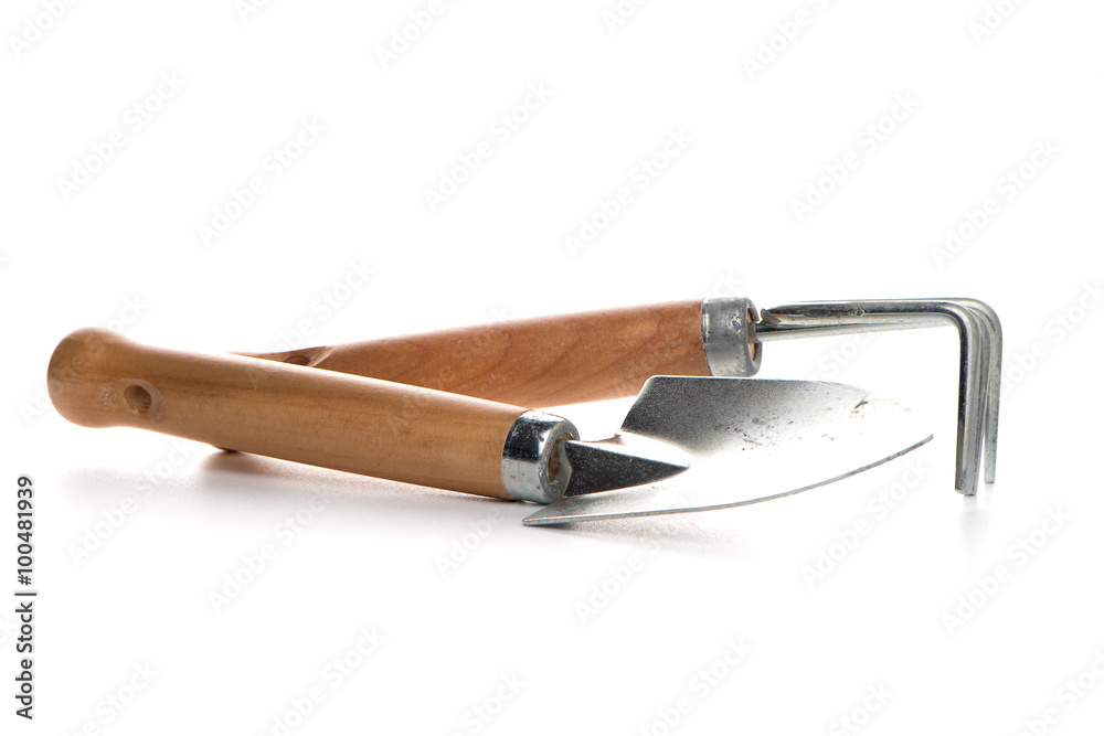 Small gardening shovel and fork Small gardening shovel and fork