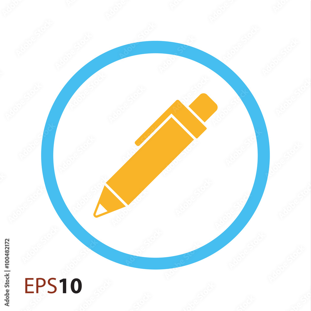 Pen vector icon for web and mobile Pen vector icon for web and mobile