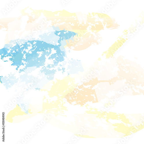 brush stroke watercolor, light paper background and texture, isolated on white background illustration
