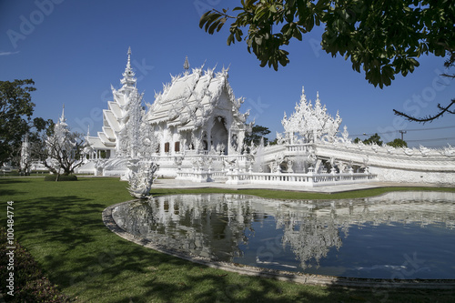 Wat Rong Khun or White temple photo