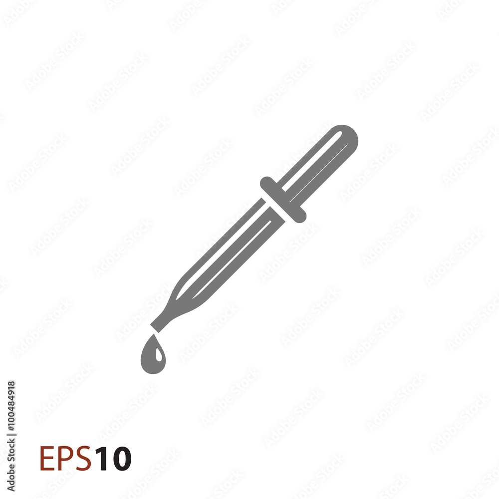 Pipette vector icon for web and mobile Pipette vector icon for web and mobile