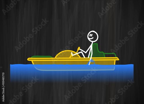 tafel mk tretboot fahren I