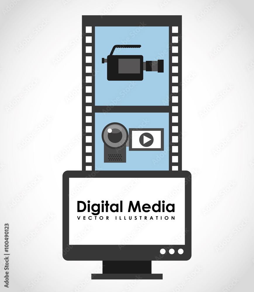 Obraz premium digital media design 