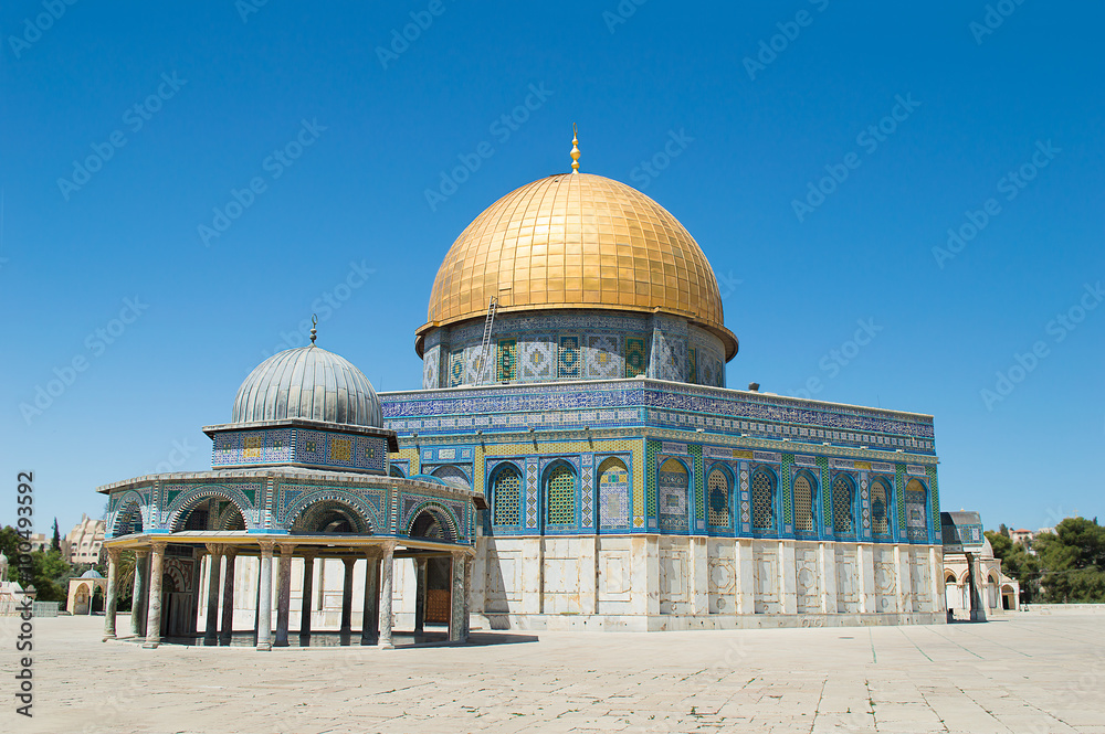 The Dome of the Rock on the Temple