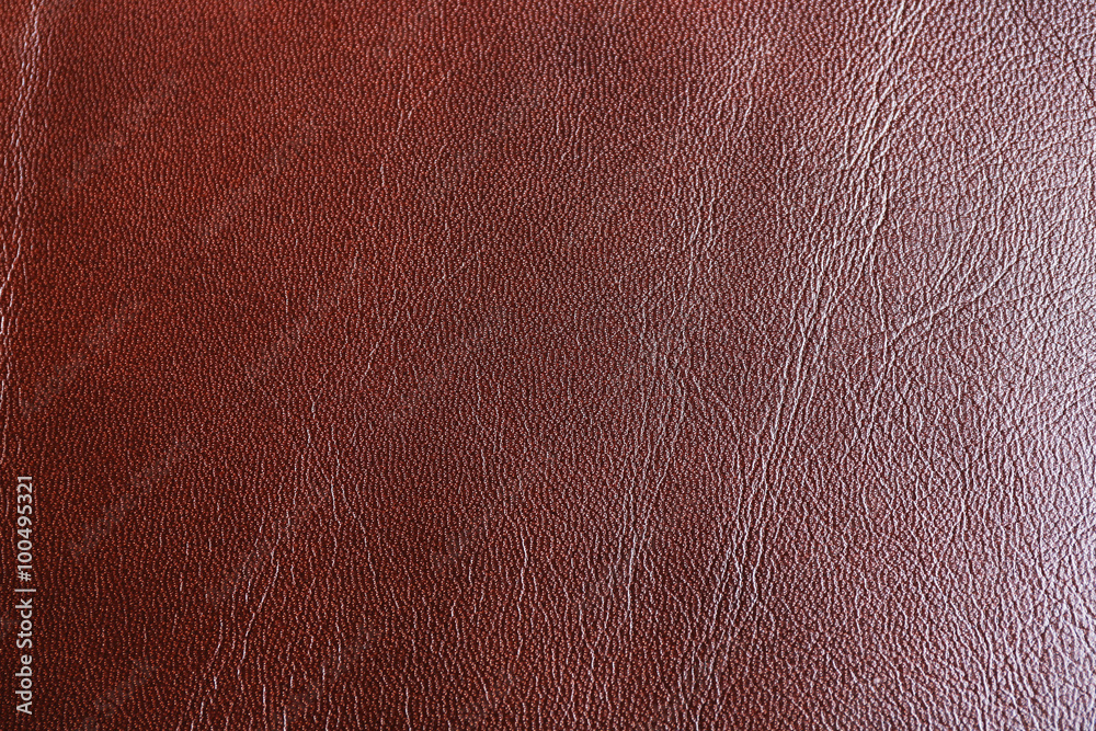 Fototapeta premium Brown leather texture background
