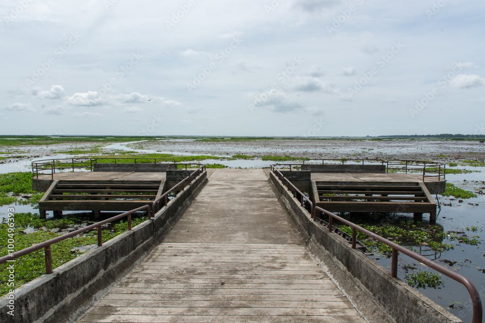 Obraz premium Talay noi (Songkla Lake), Patthalung , Thailand