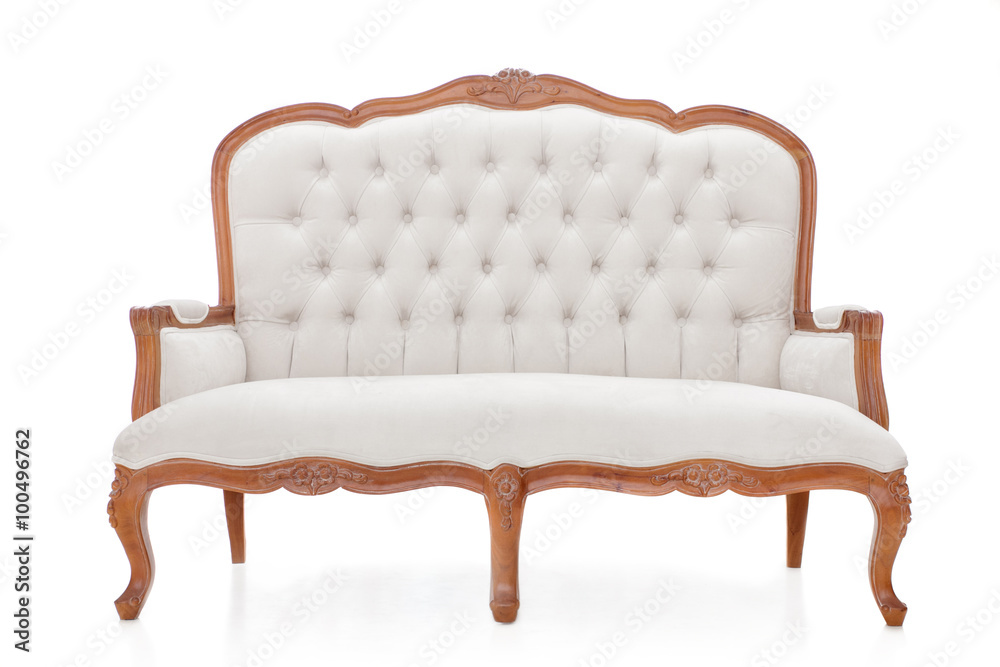 white vintage style sofa Stock Photo Adobe Stock