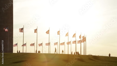 Washington Monument Summer Sunset