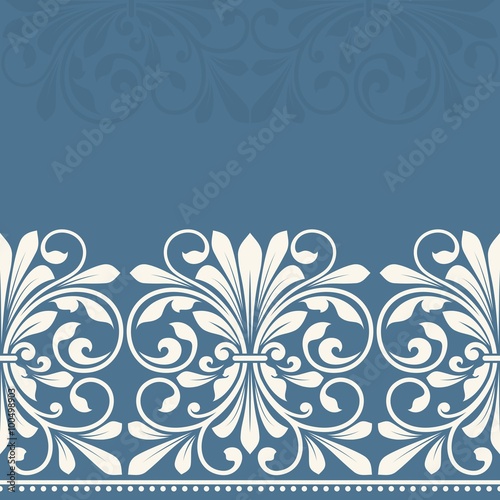 Floral pattern for invitation card.