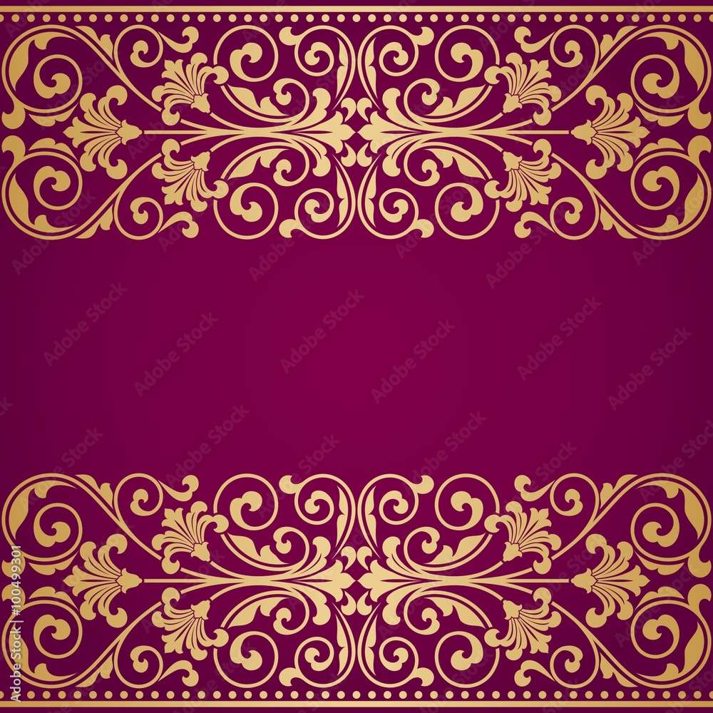 Floral pattern for invitation card. Floral pattern for invitation card.