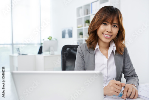 Lovely business lady