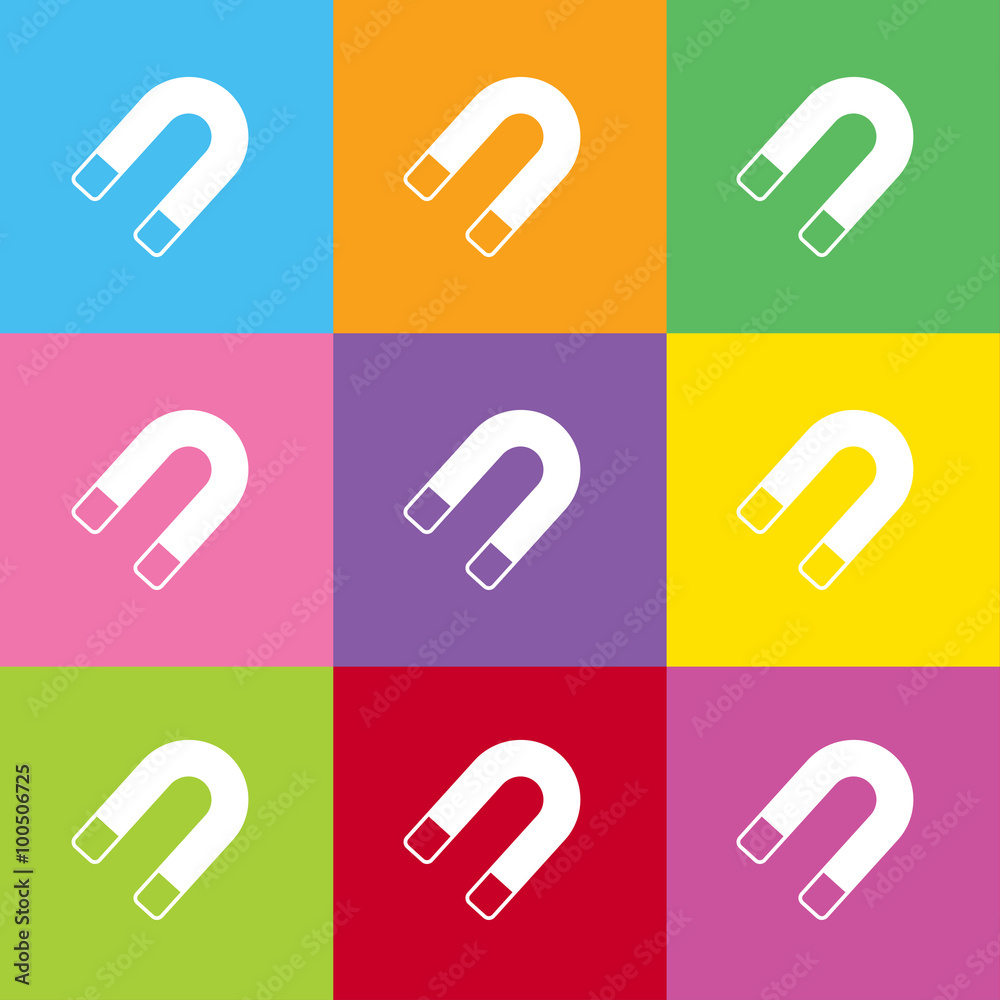 Magnet icon for web and mobile Magnet icon for web and mobile