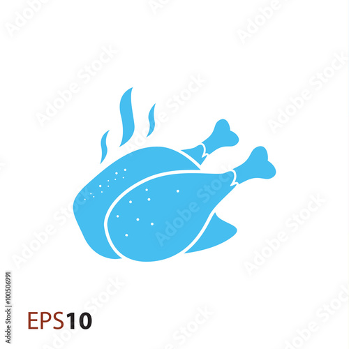 Wallpaper Mural Grill chicken icon for web and mobile Torontodigital.ca