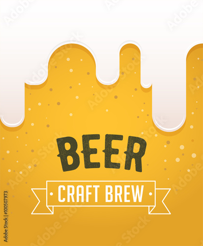 Beer festival in the city, event poster