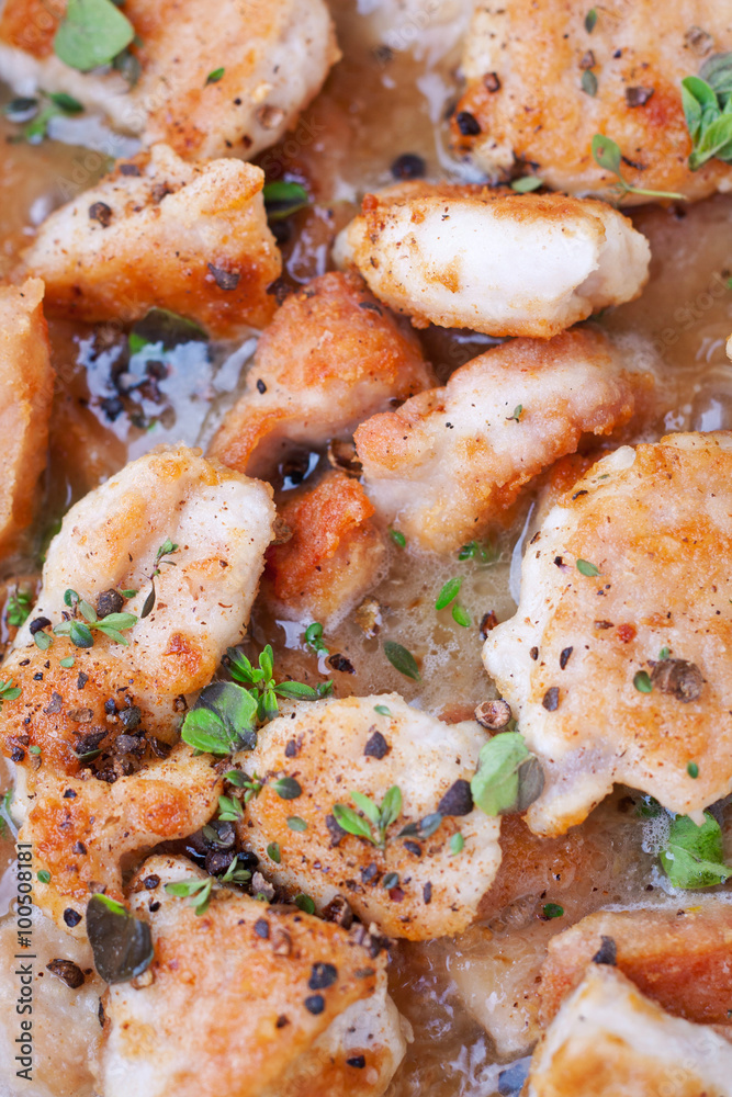 Fricassee in the making Fricassee in the making