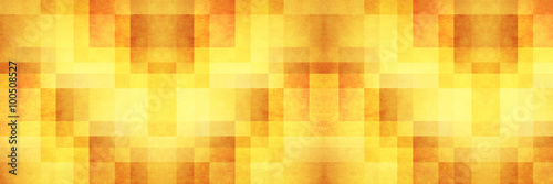 黄色のバナーまたはカード素材