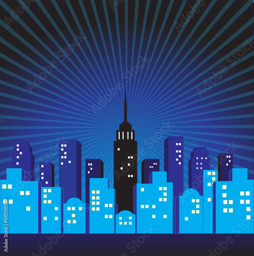 City comic Background