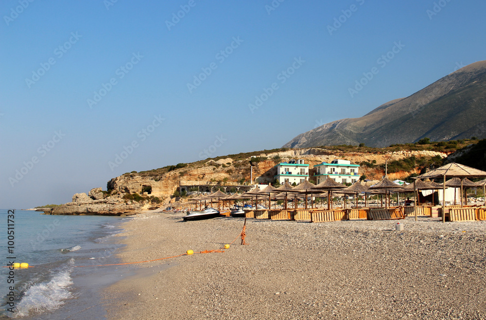 Amazing beaches of Dhermi, Albania