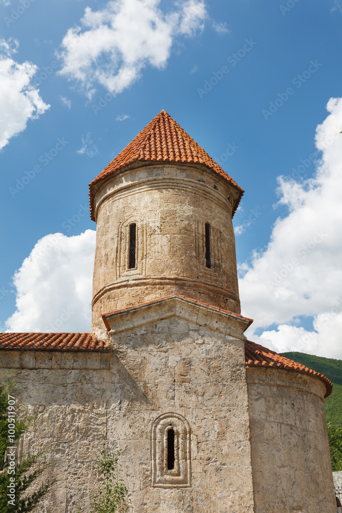 Old Albanian church in Kish Azerbaijan
