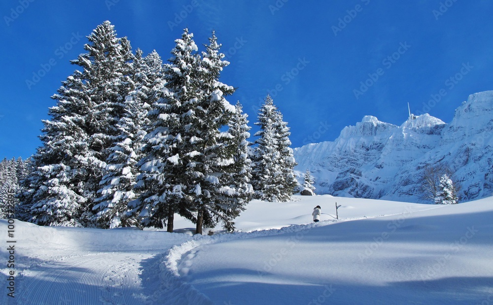 Winter im Alpstein (Ostschweiz) Winter im Alpstein (Ostschweiz)