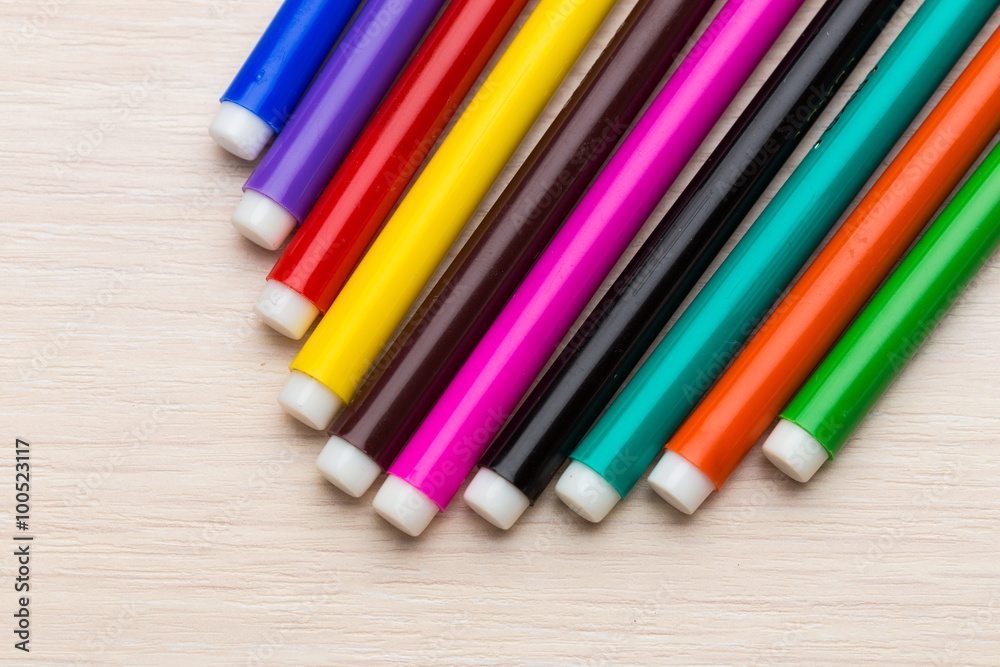 Fototapeta premium Colorful Felt Tip Pens