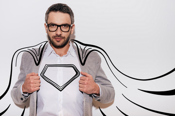 Like a hero. 