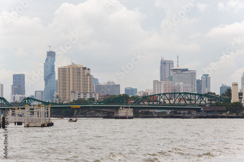 Bangkok,view from tourists boats on Chao Phraya river