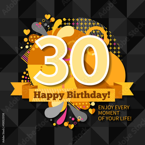 30th Anniversary Card