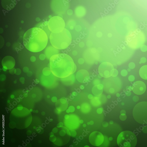 The Bokeh background colorful