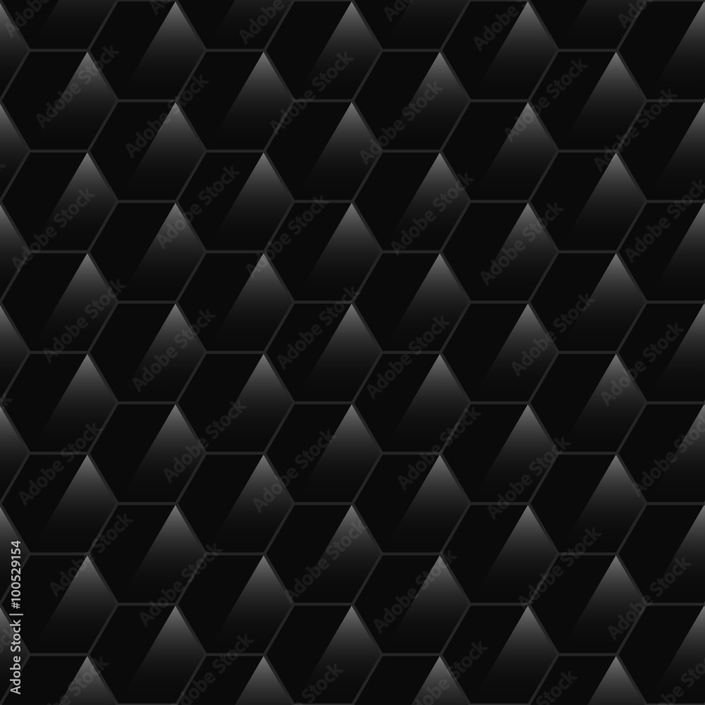 Obraz premium Seamless Hexagon Texture