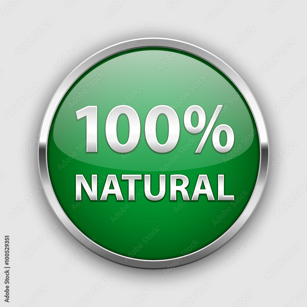 100% natural plate in silver frame 100% natural plate in silver frame