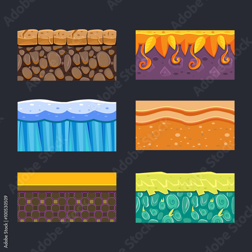 Different Materials and Textures for the Game
