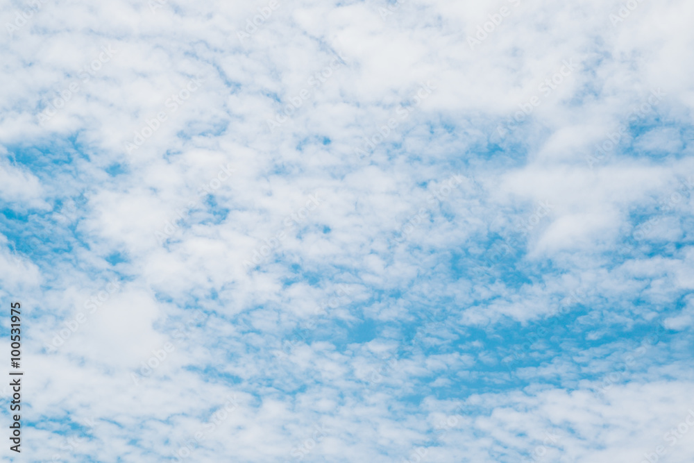 Abstract White clouds on a blue sky background Abstract White clouds on a blue sky background