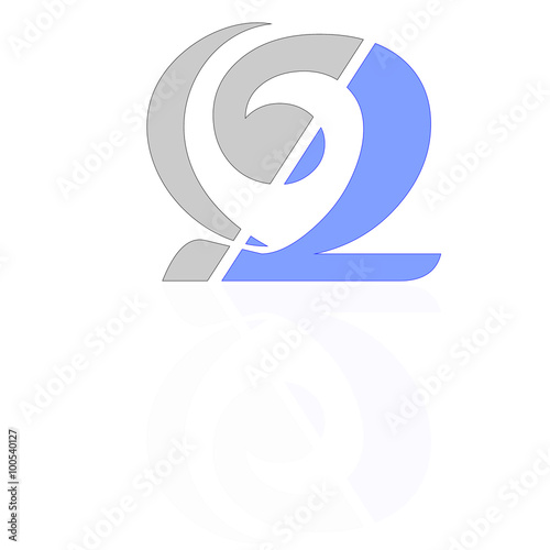 Q 2 blau
